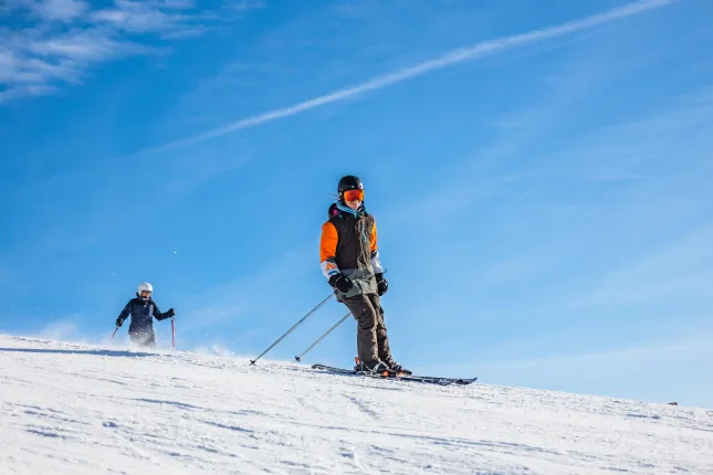 Neilson Expert Skiing on a snow slope